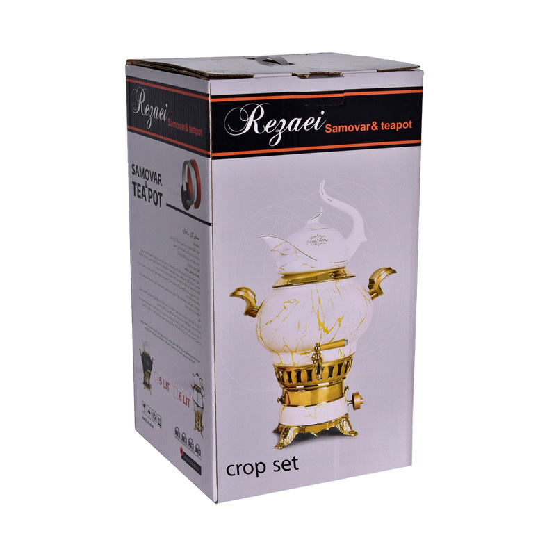 سماور گازی کروپ ست مدل ساحر کد 700101 گنجایش 6 لیتر