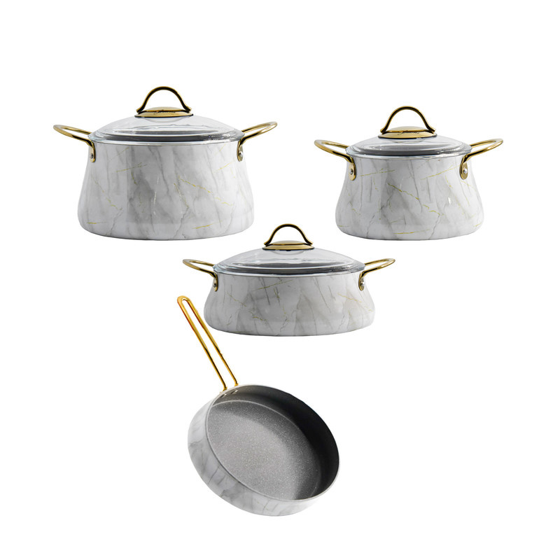 سرویس پخت و پز 7 پارچه بریونی مدل ماربل کد 00 سرویس پخت و پز 7 پارچه بریونی مدل ماربل کد 00