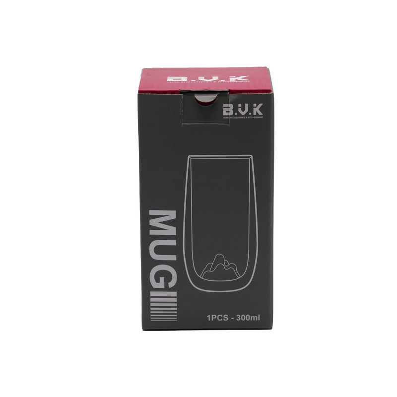 لیوان دو جداره بی وی کی 300 کد 315010 لیوان دو جداره بی وی کی 300 کد 315010