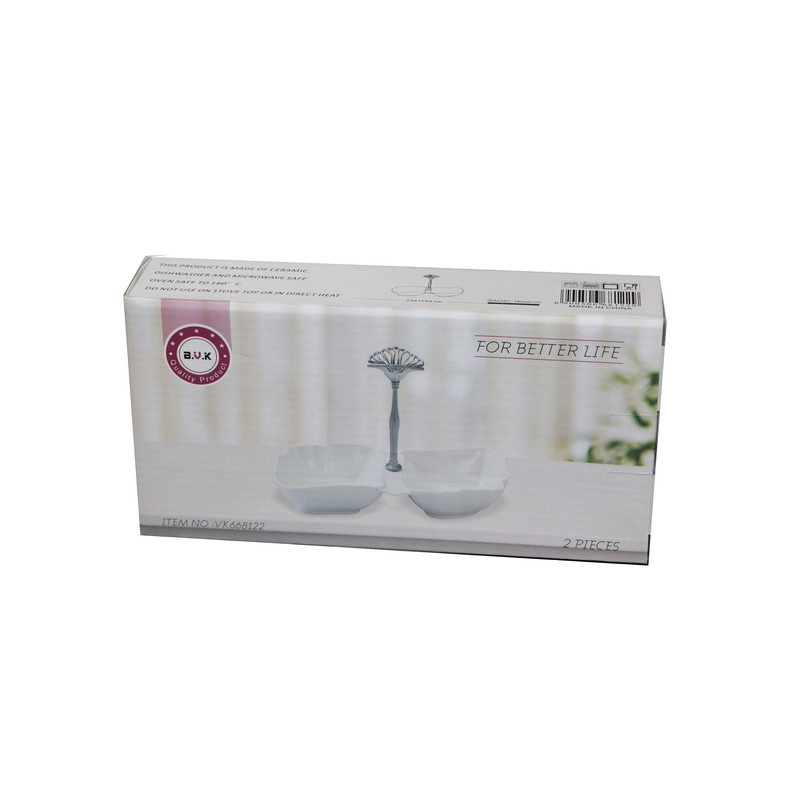 اردوخوری بی.وی.کی مدل 2 خانه طرح Butterfly کد 668122 اردوخوری بی.وی.کی مدل 2 خانه طرح Butterfly کد 668122