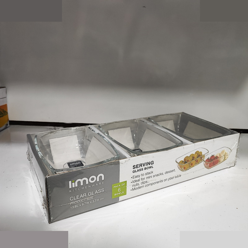 ظرف اردوخوری لیمون کد 2224 مجموعه 6 عددی ظرف اردوخوری لیمون کد 2224 مجموعه 6 عددی