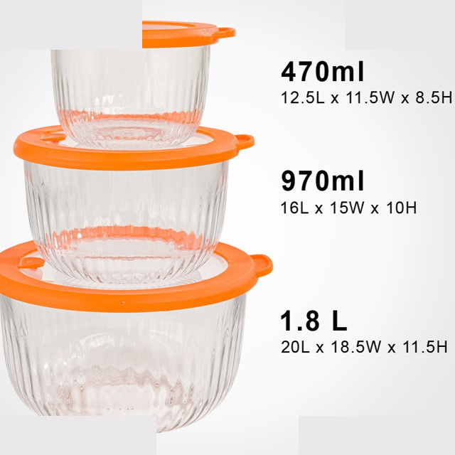 ظرف نگهدارنده لیمون مدل 2222 بسته 3 عددی