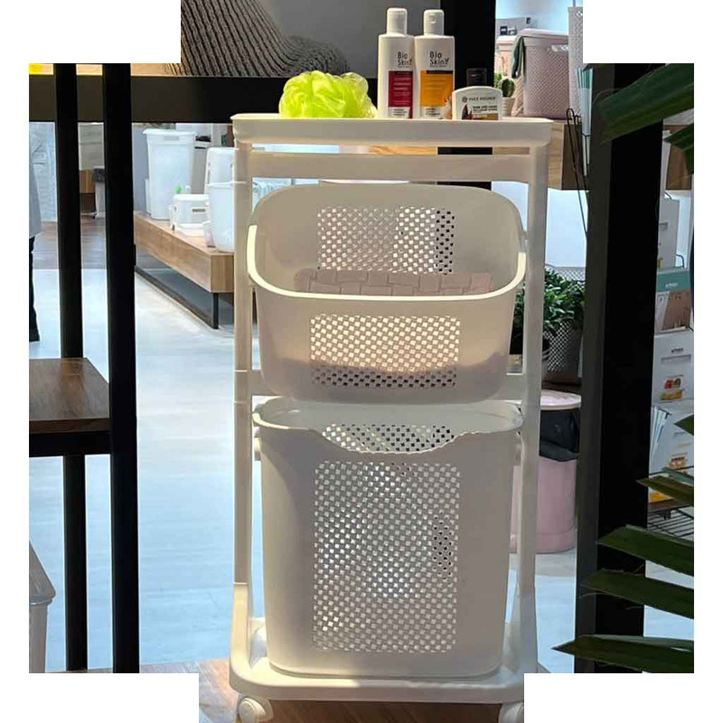سبد رخت چرک لیمون مدل 2 طبقه کد RM48