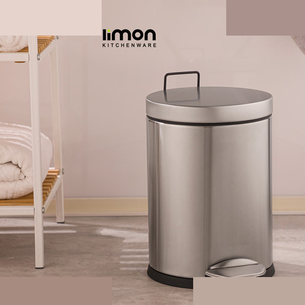 سطل زباله پدالی لیمون کد DH2117 گنجایش 5 لیتر