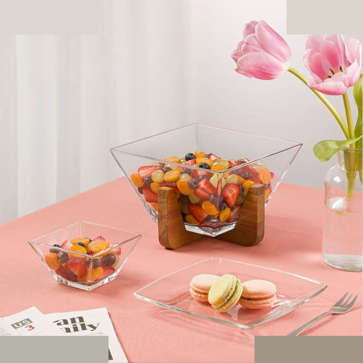 آجیل خوری لیمون مدل پایه چوبی کد 2172 آجیل خوری لیمون مدل پایه چوبی کد 2172