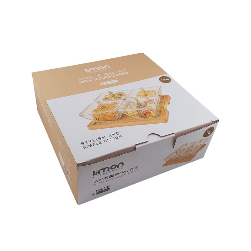 اردوخوری لیمون مدل مربع پایه چوبی کد FIDOKA-2243 مجموعه 4 عددی اردوخوری لیمون مدل مربع پایه چوبی کد FIDOKA-2243 مجموعه 4 عددی