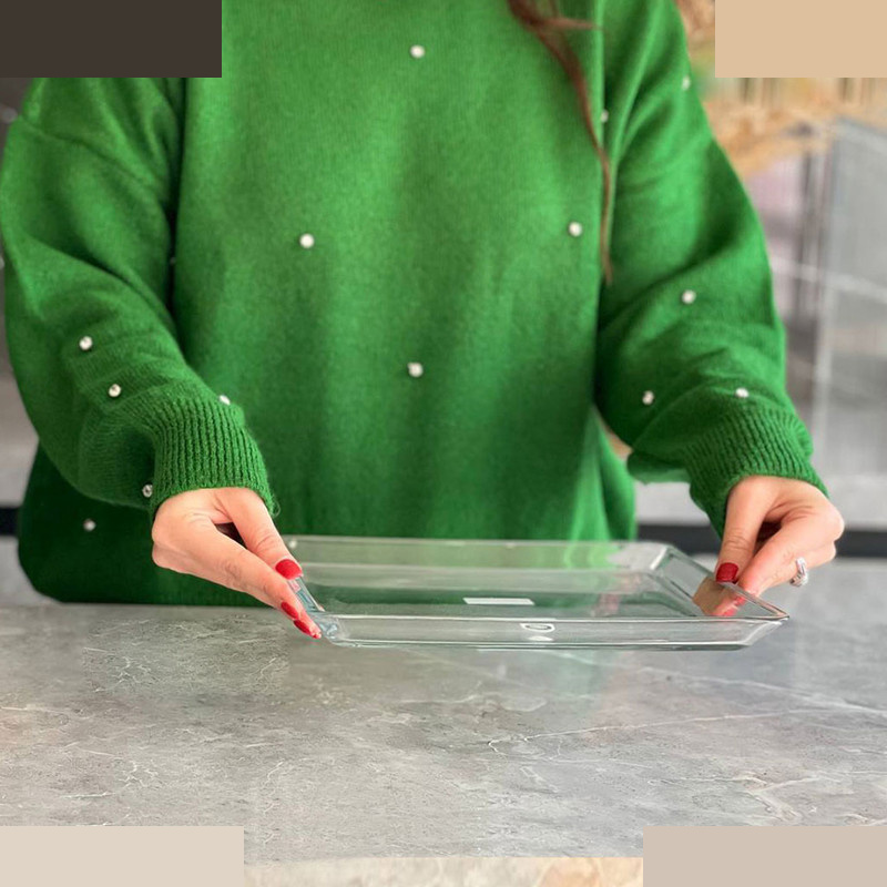 شیرینی خوری لیمون مدل مربع شیشه ای کد 2286 شیرینی خوری لیمون مدل مربع شیشه ای کد 2286