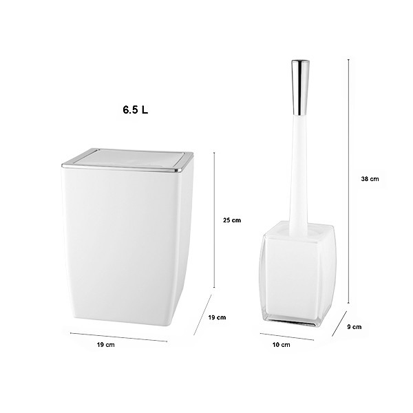 ست سرویس بهداشتی 6 پارچه لیمون مدل کلاسیک