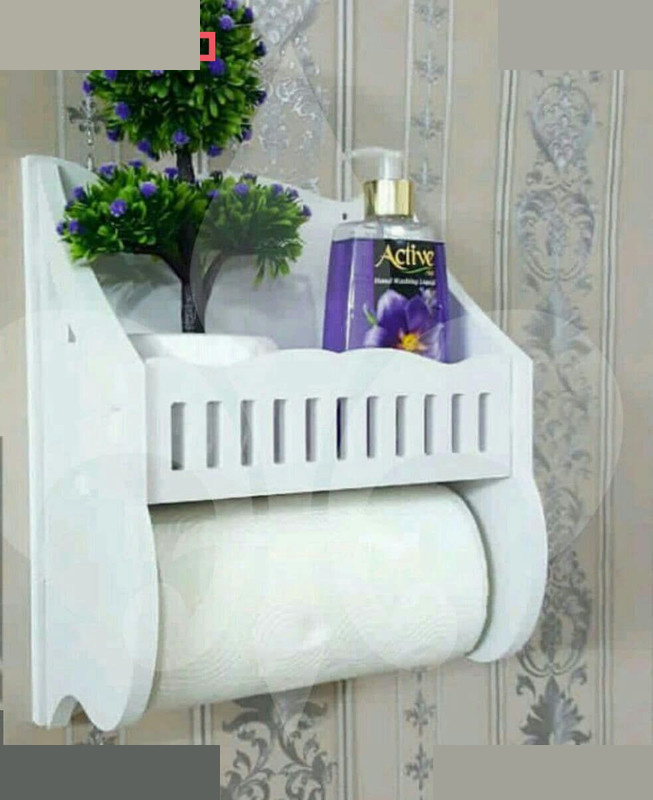 پایه رول دستمال کاغذی طرح نرده ای