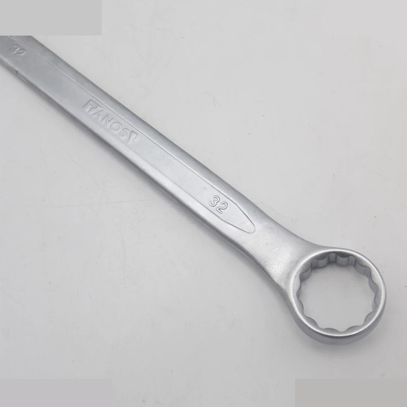 آچار یکسر تخت و یکسر رینگی تانوس مدل SMT-TANOS-32MM-YESARTAKHT-YE SAR RING سایز 32 میلی متر