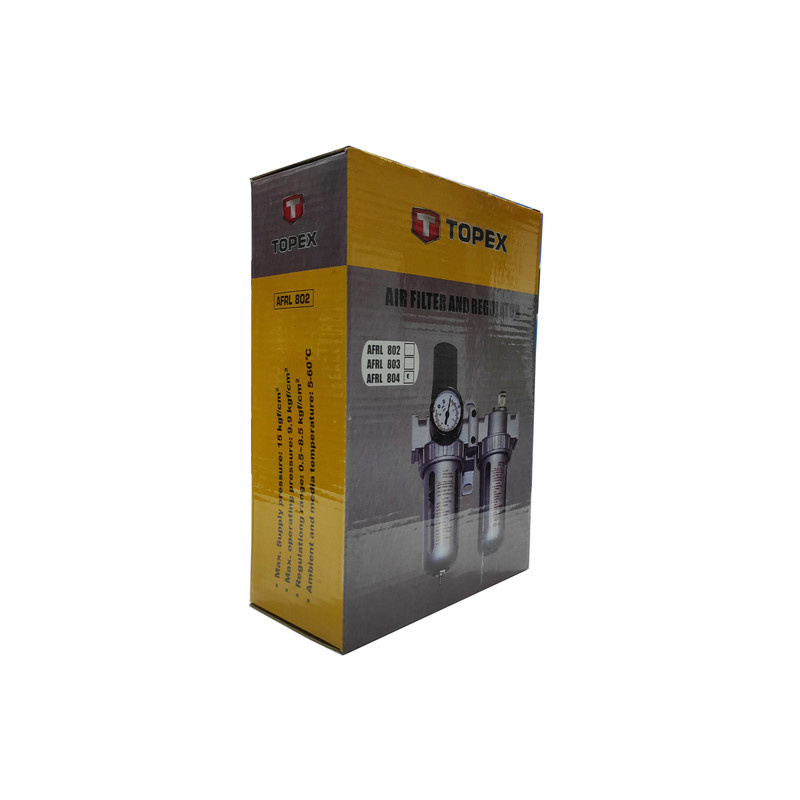 واحد مراقبت پنوماتیک کمپرسور تاپکس مدل دو قلو کد SMT-TOPEX-AFRL-AIR FILTERAND REGULATOR-1/2 واحد مراقبت پنوماتیک کمپرسور تاپکس مدل دو قلو کد SMT-TOPEX-AFRL-AIR FILTERAND REGULATOR-1/2