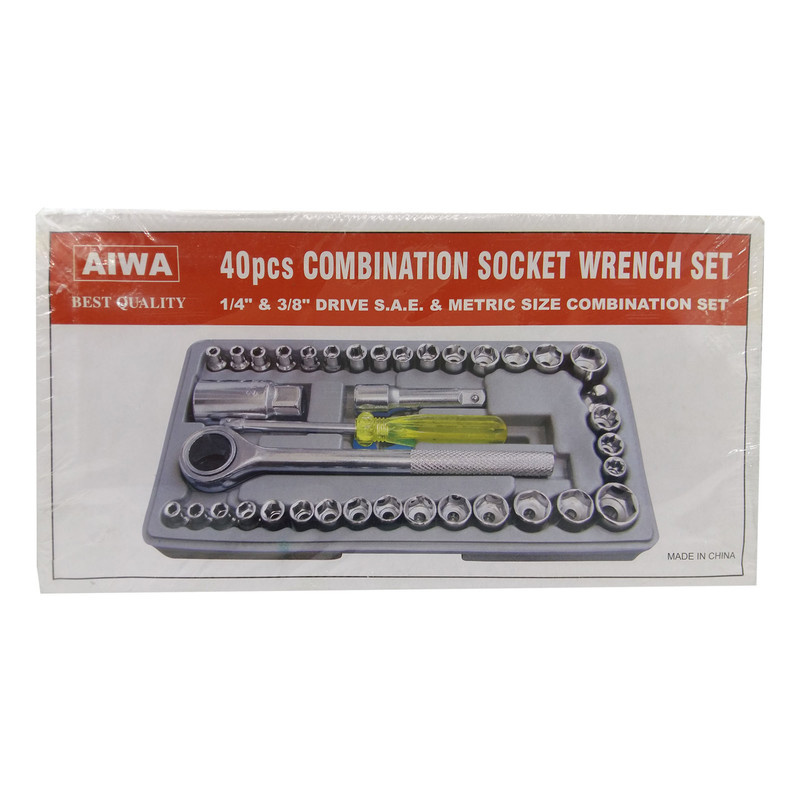 مجموعه 40 عددی آچار بکس ایوا مدل BQ40 مجموعه 40 عددی آچار بکس ایوا مدل BQ40