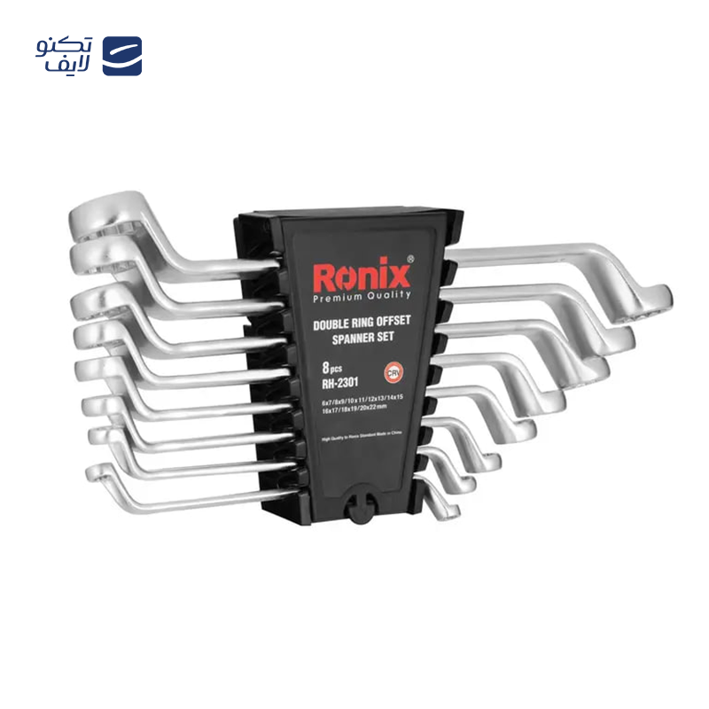 مجموعه 8 عددی آچار رینگ رونیکس مدل RH-2301