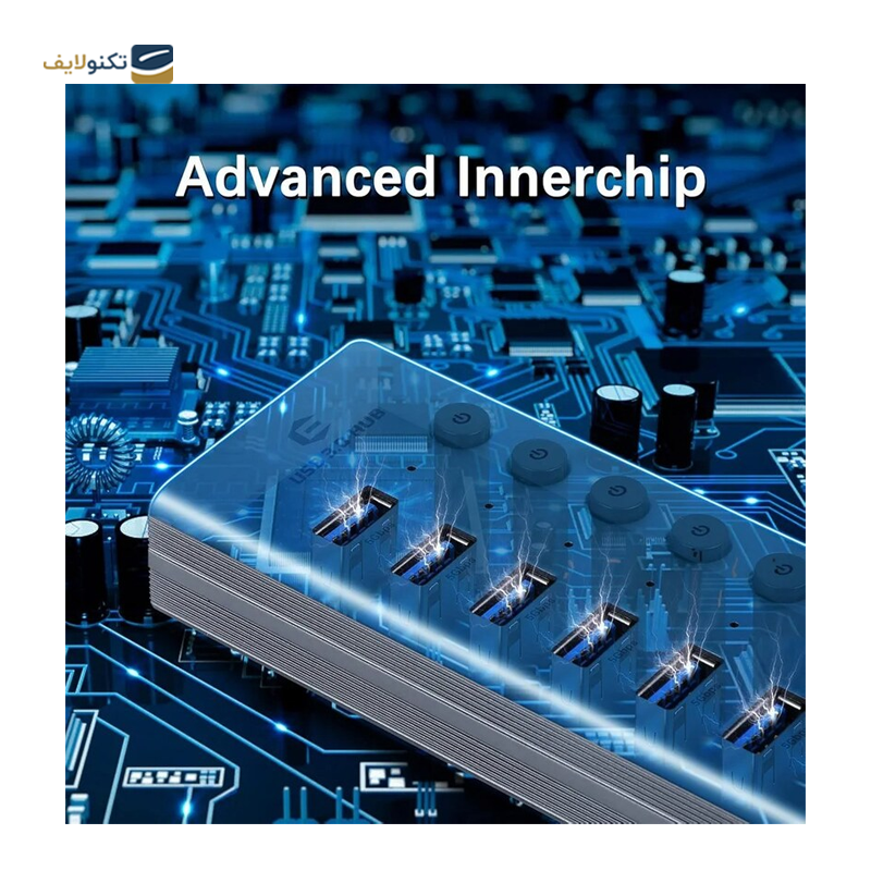 gallery-هاب USB 3 یوگرین 7 پورت مدل CM481 90307 آداپتور EU copy.png gallery-هاب USB 3 یوگرین 7 پورت مدل CM481 90307 آداپتور EU copy.png