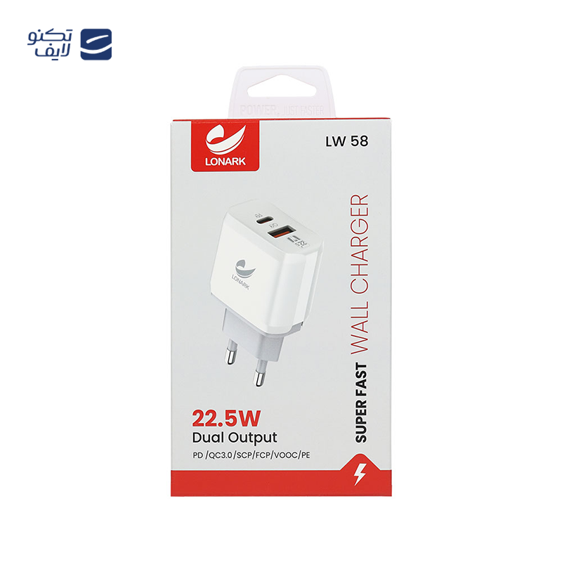 gallery-شارژ دیواری لونارک مدل LW58 توان 22.5 وات همراه با کابل تایپ سی-gallery-2-TLP-66949_0ab9384c-71cf-4a6d-8255-bf02b54dbf66.png gallery-شارژ دیواری لونارک مدل LW58 توان 22.5 وات همراه با کابل تایپ سی-gallery-2-TLP-66949_0ab9384c-71cf-4a6d-8255-bf02b54dbf66.png