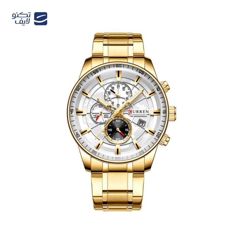 ساعت مچی عقربه‌ای مردانه کورن واتچ مدل curren 8362 gold