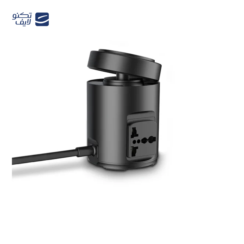 gallery-چندراهی برق پاورولوجی مدل 12 AC Sockets GaN Tower Hub PWCUQC025BK copy.png