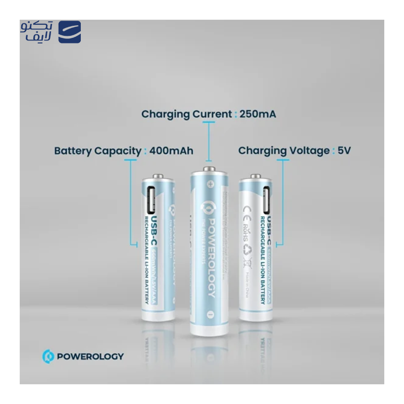 gallery-باتری قلمی شارژی آلکالاین پاورولوجی مدل PAAAV2RBT بسته 4 عددی copy.png gallery-باتری قلمی شارژی آلکالاین پاورولوجی مدل PAAAV2RBT بسته 4 عددی copy.png