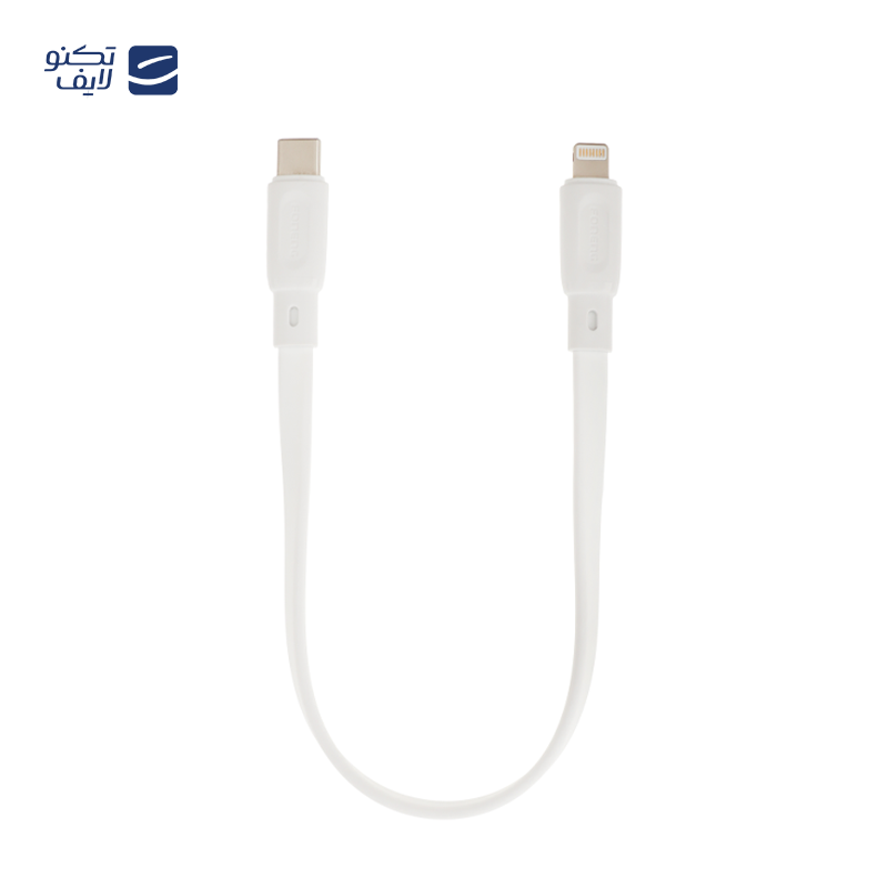 کابل تبدیل USB-C به لایتنینگ فوننگ مدل X107 طول ۰.۲۵ متر کابل تبدیل USB-C به لایتنینگ فوننگ مدل X107 طول ۰.۲۵ متر