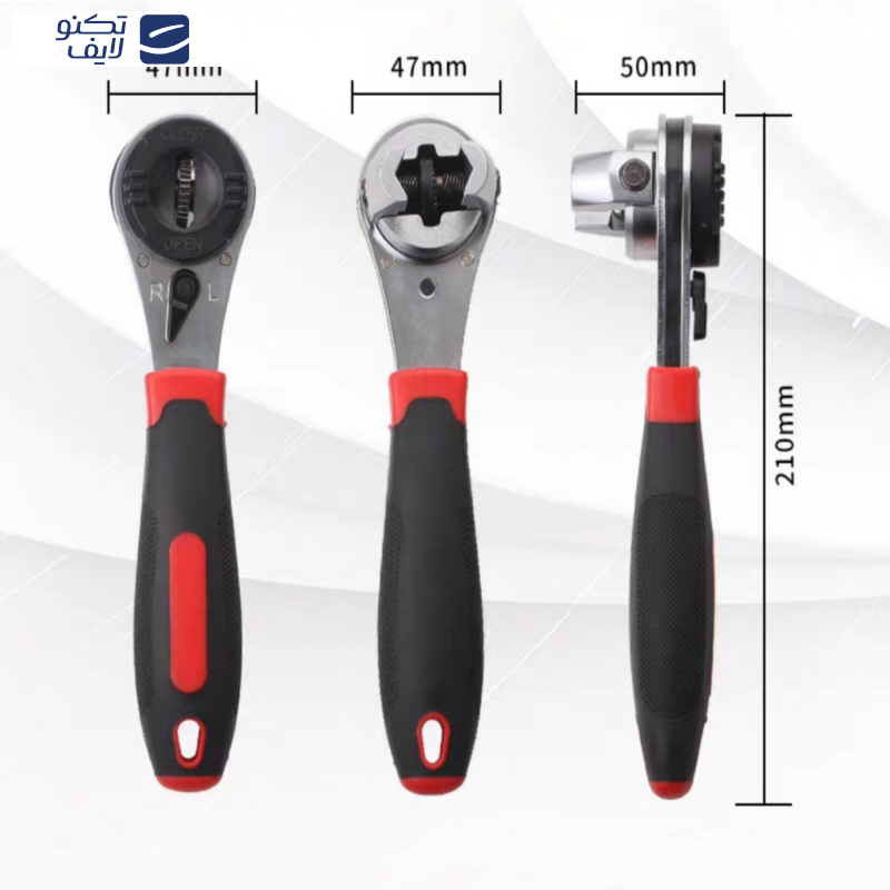 آچار جغجغه ای مدل G022 سایز 6-22 میلیمتر