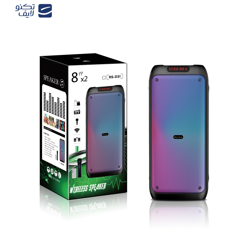 اسپیکر بلوتوثی قابل حمل رویال ساند مدل RD-D31