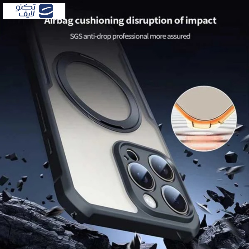 کاور زیفرند مدل Xundd Rotating 360 Magnetic مناسب برای گوشی موبایل اپل iPhone 12 Pro Max