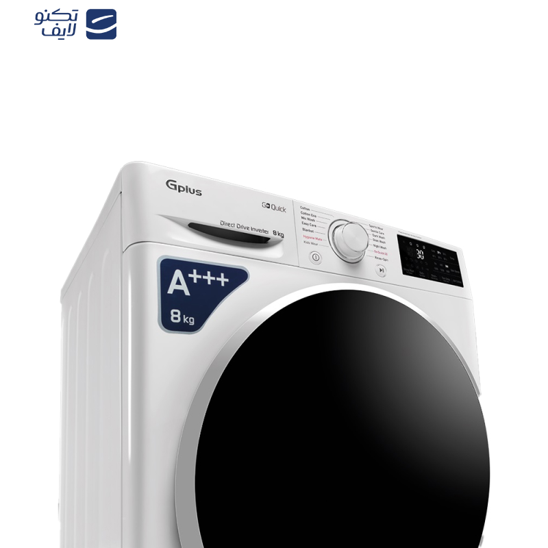 ماشین لباسشویی اتوماتیک جی پلاس مدل GWM-P87S ظرفیت 8 کیلوگرم ماشین لباسشویی اتوماتیک جی پلاس مدل GWM-P87S ظرفیت 8 کیلوگرم