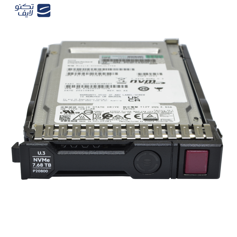 اس اس دی اینترنال اچ پی ای مدل  مدل NVMe P20135-B21  ظرفیت 7.68 ترابایت اس اس دی اینترنال اچ پی ای مدل  مدل NVMe P20135-B21  ظرفیت 7.68 ترابایت