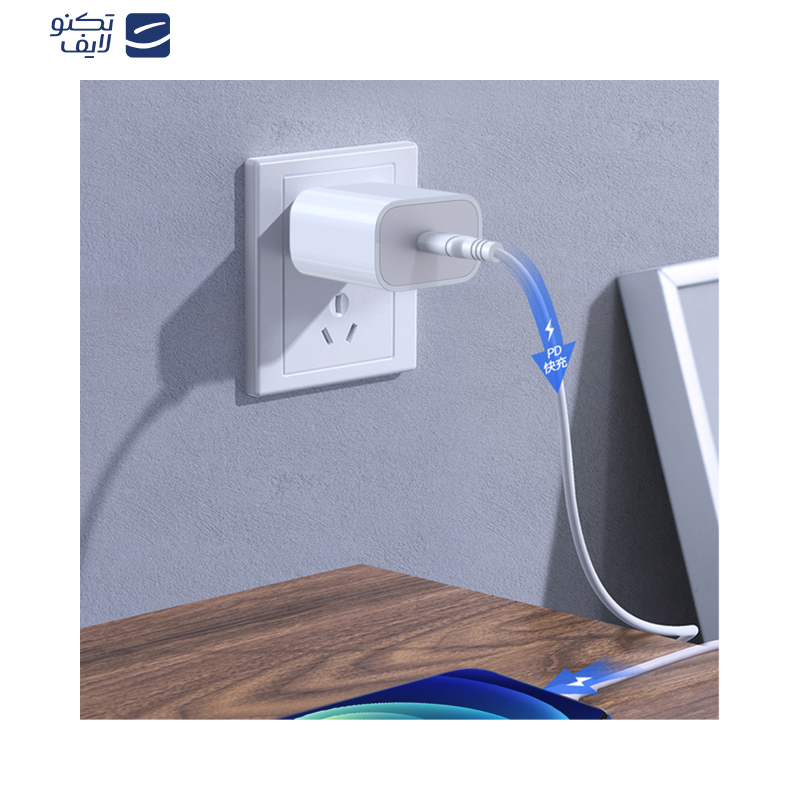 شارژر دیواری 20 وات کاکوسیگا مدل KSC-818 PD شارژر دیواری 20 وات کاکوسیگا مدل KSC-818 PD