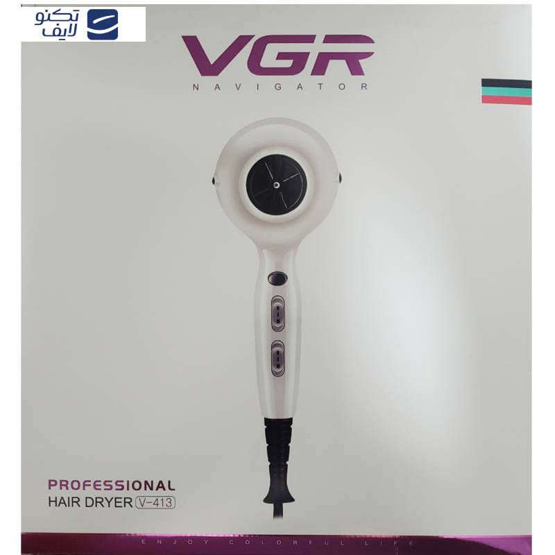 سشوار حرفه ای وی جی ار مدل V-413 سشوار حرفه ای وی جی ار مدل V-413