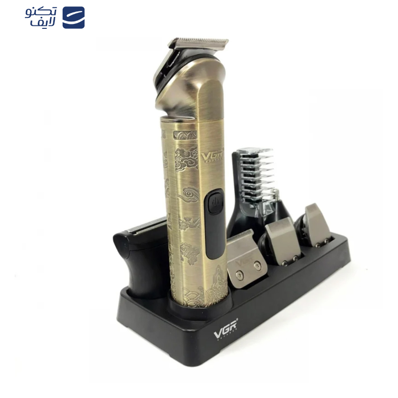 ست ماشین اصلاح موی صورت و بدن وی جی ار مدل V-110، اصلاح به صورت صفر زن، نمایشگر میزان شارژ، ضد آب، منبع انرژی با باتری قابل شارژ، تکنولوژی اصلاح به صورت برش مستقیم، مدت زمان شارژ 90 دقیقه و مدت زمان استفاده پس از شارژ 180 دقیقه ست ماشین اصلاح موی صورت و بدن وی جی ار مدل V-110، اصلاح به صورت صفر زن، نمایشگر میزان شارژ، ضد آب، منبع انرژی با باتری قابل شارژ، تکنولوژی اصلاح به صورت برش مستقیم، مدت زمان شارژ 90 دقیقه و مدت زمان استفاده پس از شارژ 180 دقیقه