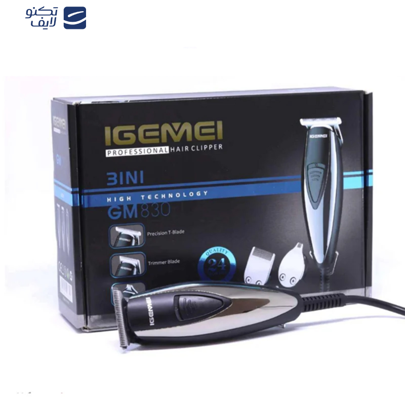 ماشین اصلاح موی صورت جیمی مدل GM830، اصلاح به صورت صفر زن، خط زن، قابلیت تنظیم سرعت، منبع انرژی با برق، تکنولوژی اصلاح به صورت برش مستقیم، اندازه اصلاح 0.1 میلیمتر، بههمراه روغن، برس تمیزکننده ماشین اصلاح موی صورت جیمی مدل GM830، اصلاح به صورت صفر زن، خط زن، قابلیت تنظیم سرعت، منبع انرژی با برق، تکنولوژی اصلاح به صورت برش مستقیم، اندازه اصلاح 0.1 میلیمتر، بههمراه روغن، برس تمیزکننده