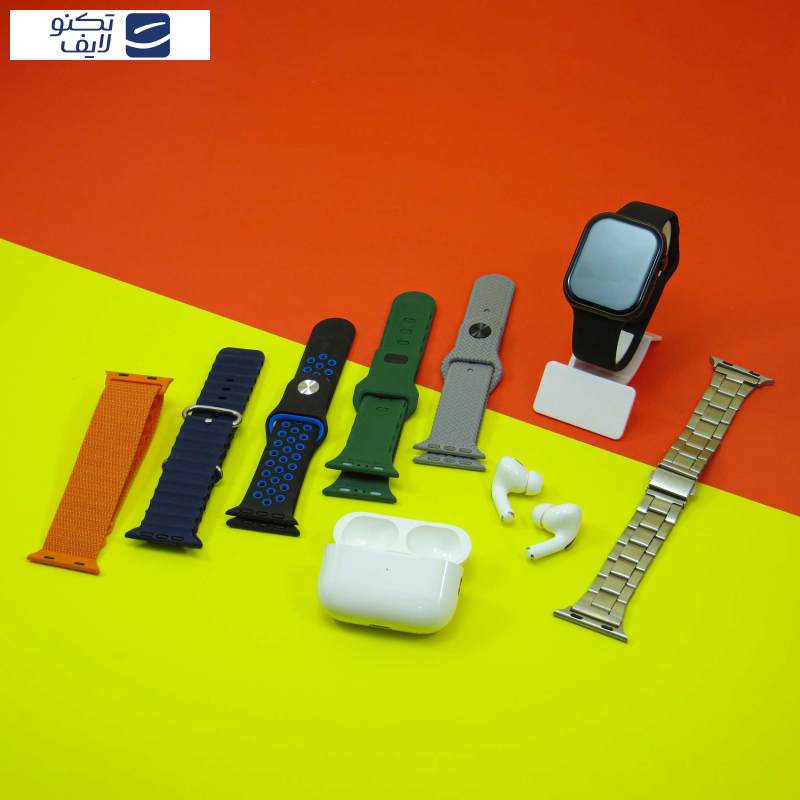 ساعت هوشمند ورنا مدل W46 Max مجموعه هفت بندی به همراه هندزفری ایرپادپرو ساعت هوشمند ورنا مدل W46 Max مجموعه هفت بندی به همراه هندزفری ایرپادپرو