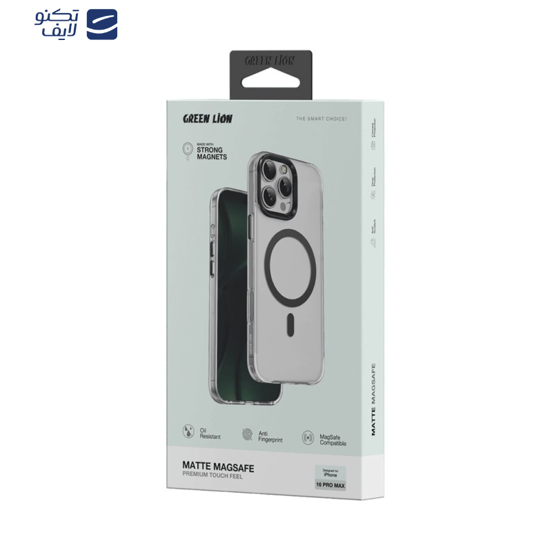کاور گرین لاین مدل Matte Magsafe مناسب برای گوشی موبایل اپل iphone 16 pro max  کاور گرین لاین مدل Matte Magsafe مناسب برای گوشی موبایل اپل iphone 16 pro max