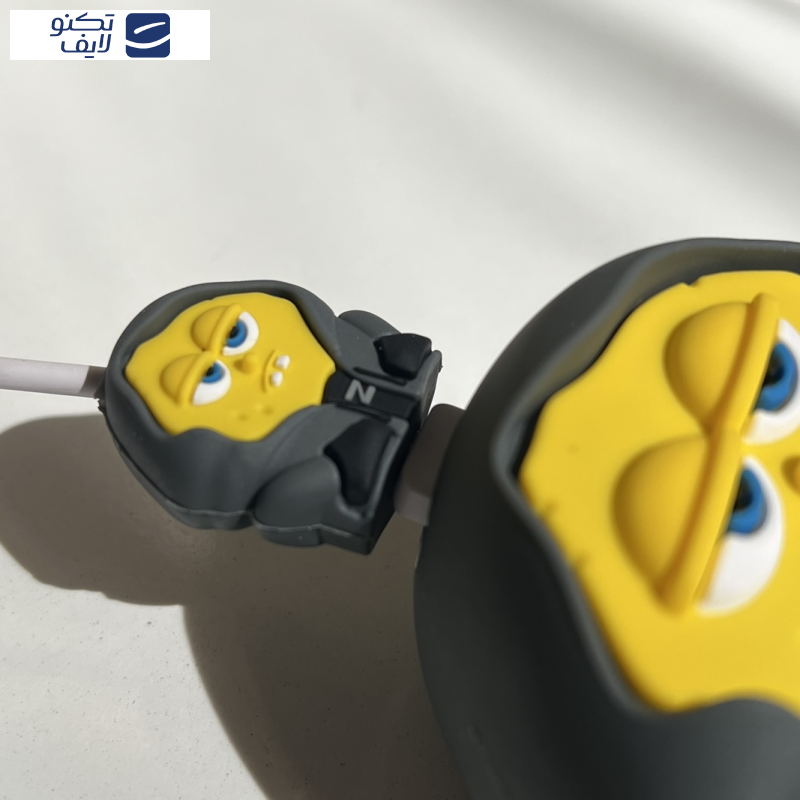 محافظ کابل طرح باب اسفنجی SpongeBob به همراه محافظ شارژر دیواری مجموعه 4 عددی محافظ کابل طرح باب اسفنجی SpongeBob به همراه محافظ شارژر دیواری مجموعه 4 عددی