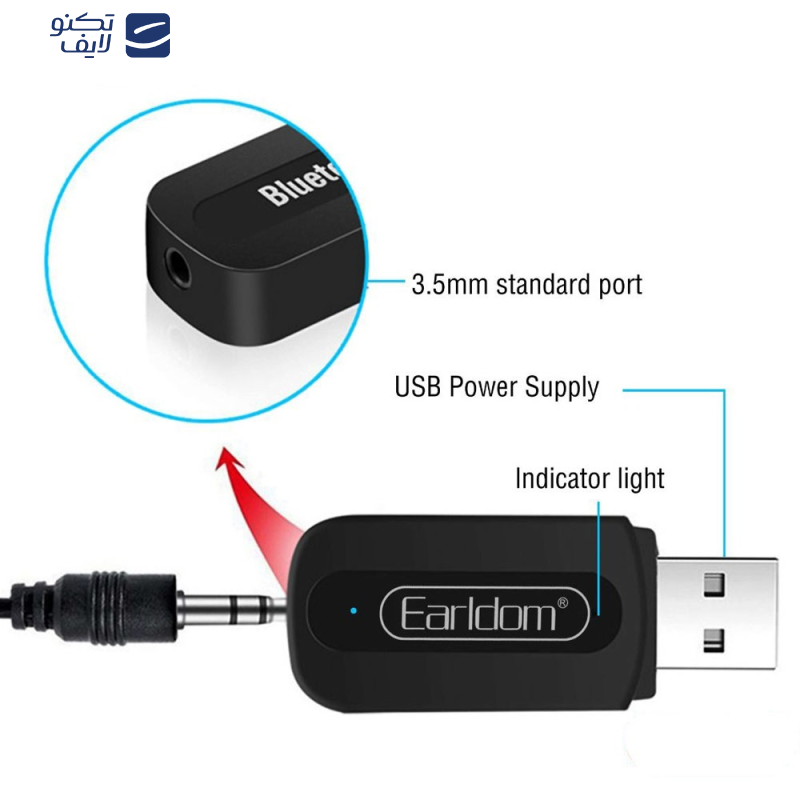 دانگل بلوتوث ارلدام مدل M22 ORG دانگل بلوتوث ارلدام مدل M22 ORG