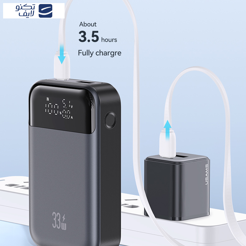 پاوربانک یوسمز مدل CD221 ظرفیت 10000 میلی آمپر ساعت پاوربانک یوسمز مدل CD221 ظرفیت 10000 میلی آمپر ساعت