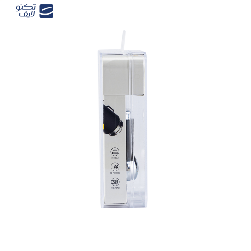 شارژر فندکی 38 وات جی بی کیو مدل C-1 شارژر فندکی 38 وات جی بی کیو مدل C-1