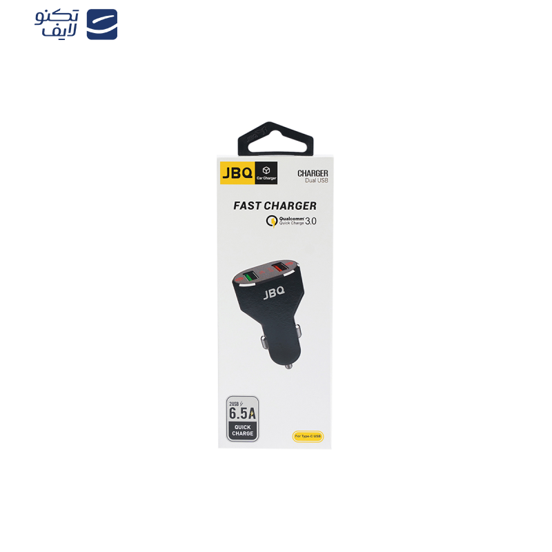 شارژر فندکی 32.5 وات جی بی کیو مدل C-65C به همراه کابل USB-C شارژر فندکی 32.5 وات جی بی کیو مدل C-65C به همراه کابل USB-C