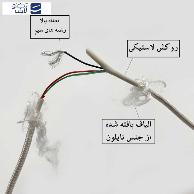 کابل تبدیل USB به لایتنینگ بیاند مدل BUL-501KF CHARGE DATA طول 1 متر کابل تبدیل USB به لایتنینگ بیاند مدل BUL-501KF CHARGE DATA طول 1 متر
