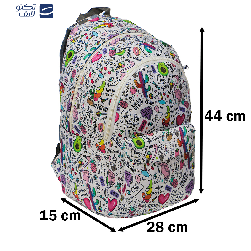 کوله پشتی دخترانه توریث مدل NHH-150003 کوله پشتی دخترانه توریث مدل NHH-150003