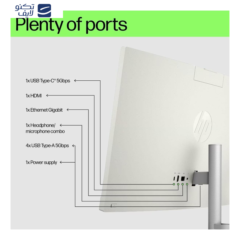 کامپیوتر همه کاره 23.8 اینچ اچ پی مدل 24 CR0255nh-i7 1355U 32GB 1SSD IrisXe Touch کامپیوتر همه کاره 23.8 اینچ اچ پی مدل 24 CR0255nh-i7 1355U 32GB 1SSD IrisXe Touch