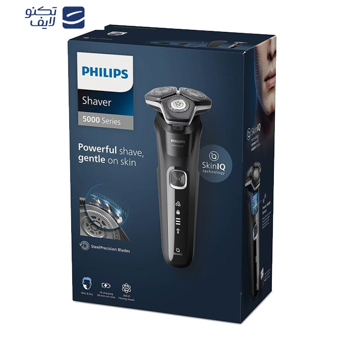 ماشین اصلاح موی صورت شارژی فیلیپس مدل 5898/38 ماشین اصلاح موی صورت شارژی فیلیپس مدل 5898/38