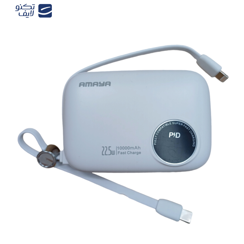 پاوربانک آمایا مدل APB-FD30 ظرفیت 10000 میلی آمپر پاوربانک آمایا مدل APB-FD30 ظرفیت 10000 میلی آمپر
