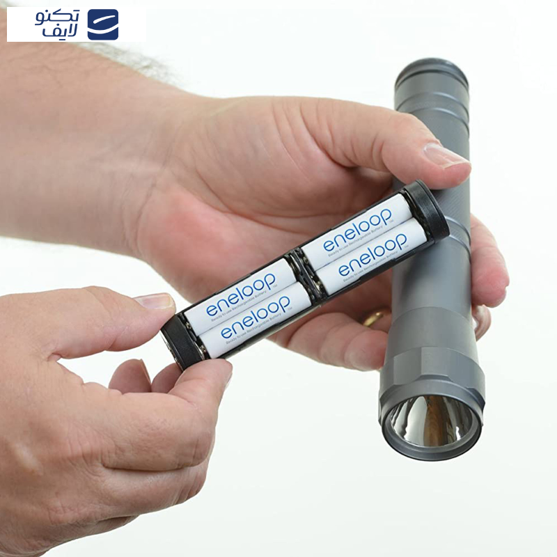  باتری نیم قلمی قابل شارژ پاناسونیک مدل eneloop/BK-4MCCE(HR03) بسته 2 عددی