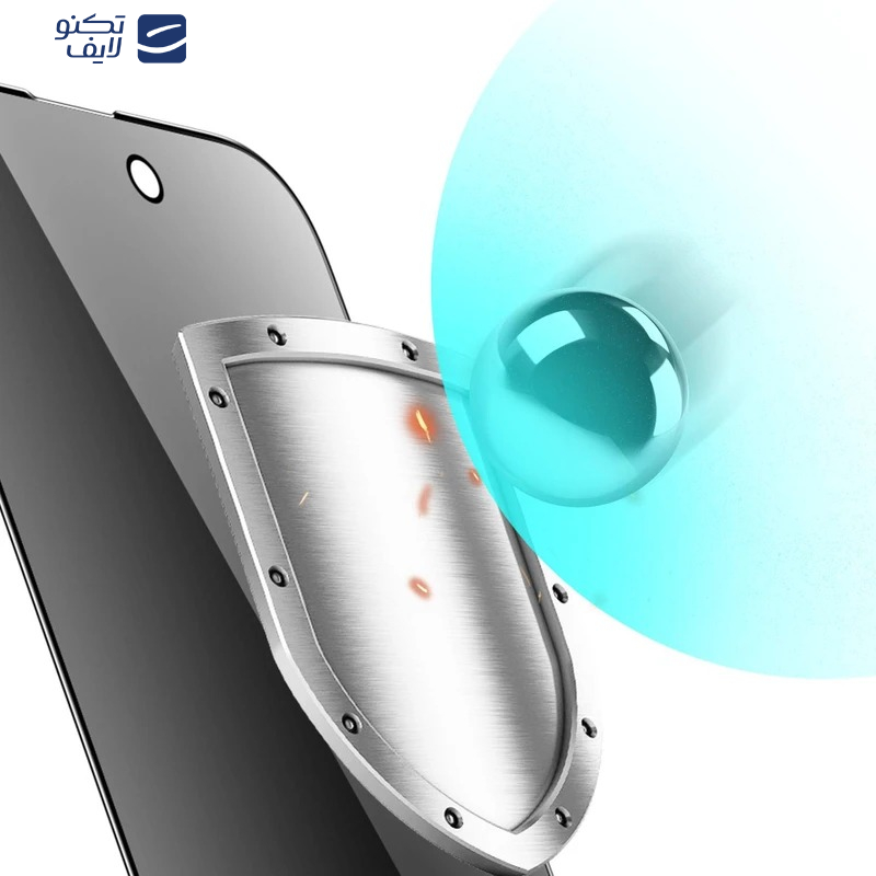 محافظ صفحه نمایش حریم شخصی گرین لاین مدل 9H Steve privacy مناسب برای گوشی موبایل اپل iphone 16 pro max