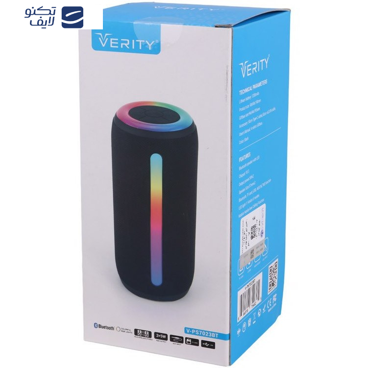 اسپیکر قابل حمل وریتی مدل V-PS 7023 BT اسپیکر قابل حمل وریتی مدل V-PS 7023 BT