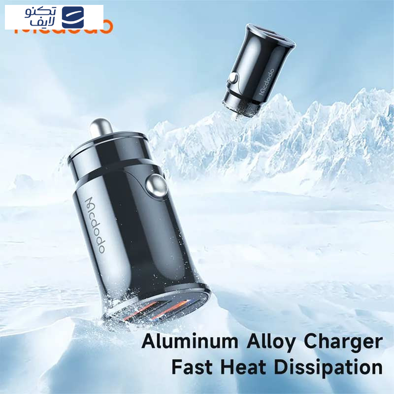 شارژر فندکی 12 وات مک دودو مدل CC-6602 شارژر فندکی 12 وات مک دودو مدل CC-6602