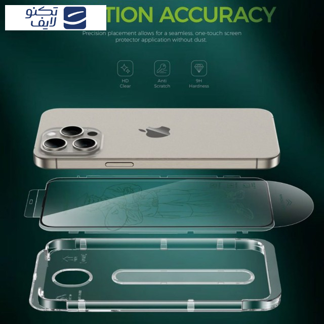 محافظ صفحه نمایش گرین لاین مدل Picasso 3D مناسب برای گوشی موبایل اپل iphone 15 pro محافظ صفحه نمایش گرین لاین مدل Picasso 3D مناسب برای گوشی موبایل اپل iphone 15 pro
