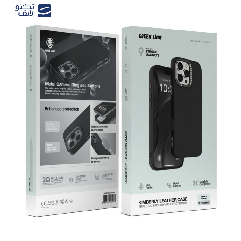کاور گرین لاین مدل Kimberly Leather مناسب برای گوشی موبایل اپل iPhone 16 Pro Max کاور گرین لاین مدل Kimberly Leather مناسب برای گوشی موبایل اپل iPhone 16 Pro Max
